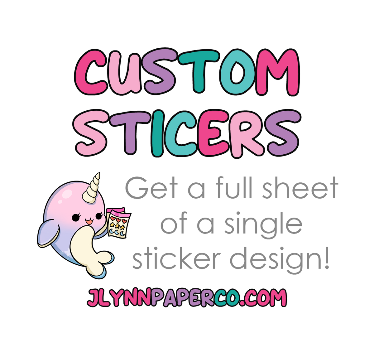 Custom Word Stickers – JLynnPaperCo